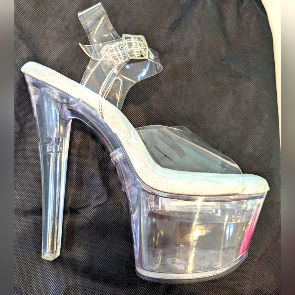 Pleaser Heels Flashdance 708 NWOT Size 10